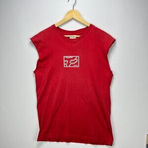 Vintage Y2K Fox Racing T Shirt Large